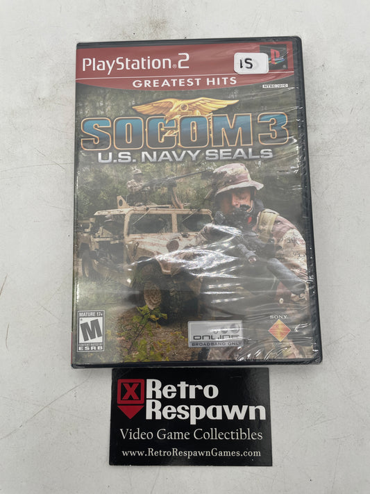SOCOM 3 US Navy Seals [Greatest Hits] - Playstation 2 (Sealed)