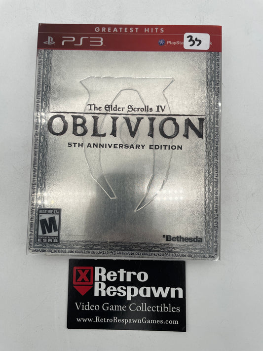 Elder Scrolls IV: Oblivion 5th Anniversary Edition - Playstation 3 (Complete)