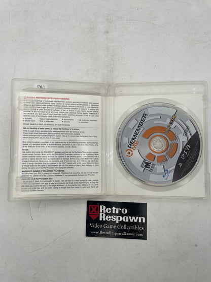 Remember Me - Playstation 3 (Complete)