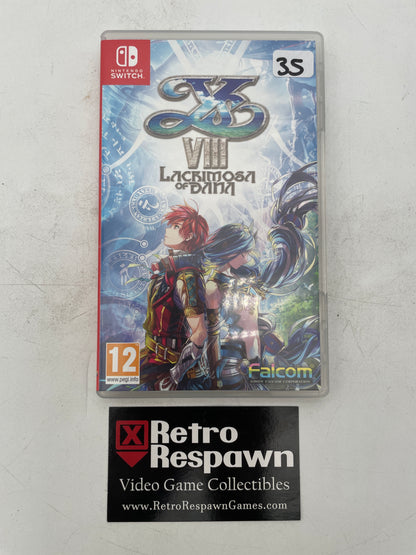 Ys VIII Lacrimosa of DANA - PAL Nintendo Switch (Complete)