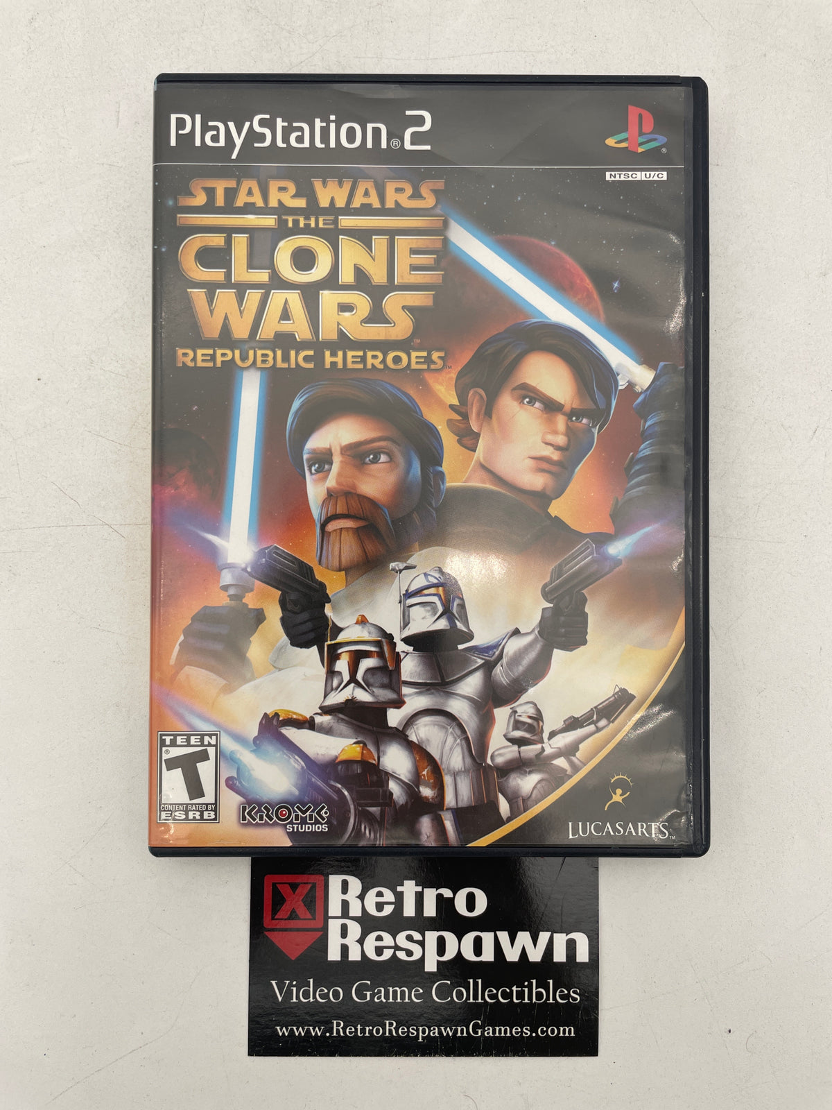 Star Wars Clone Wars: Republic Heroes - Playstation 2 (Complete)