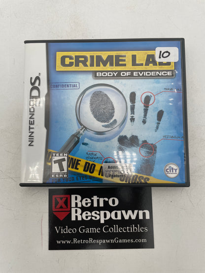Crime Lab: Body of Evidence - Nintendo DS (Complete)