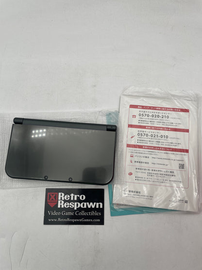 Modded Top IPS Metallic Black New Nintendo 3DS LL - JP Nintendo 3DS (Complete)