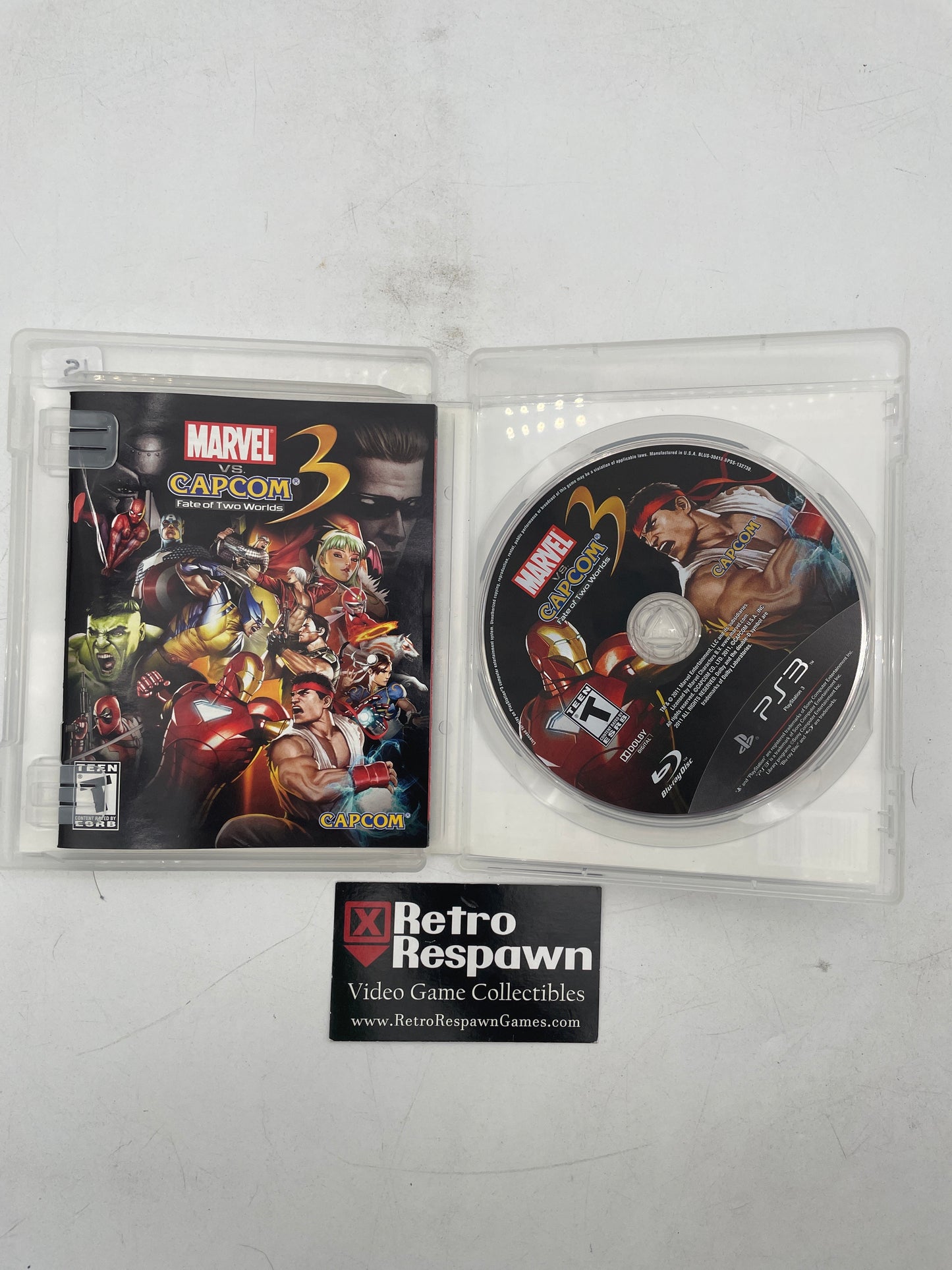 Marvel Vs. Capcom 3: Fate of Two Worlds - Playstation 3 (Complete)