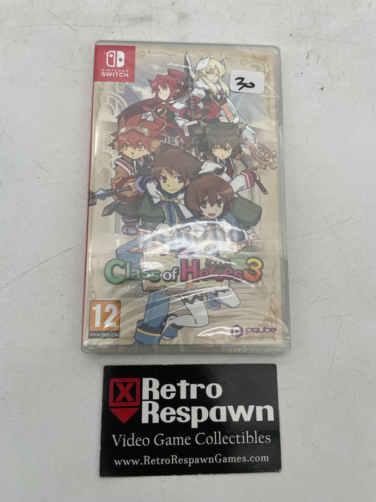 Class of Heroes 3 - PAL Nintendo Switch (Complete)