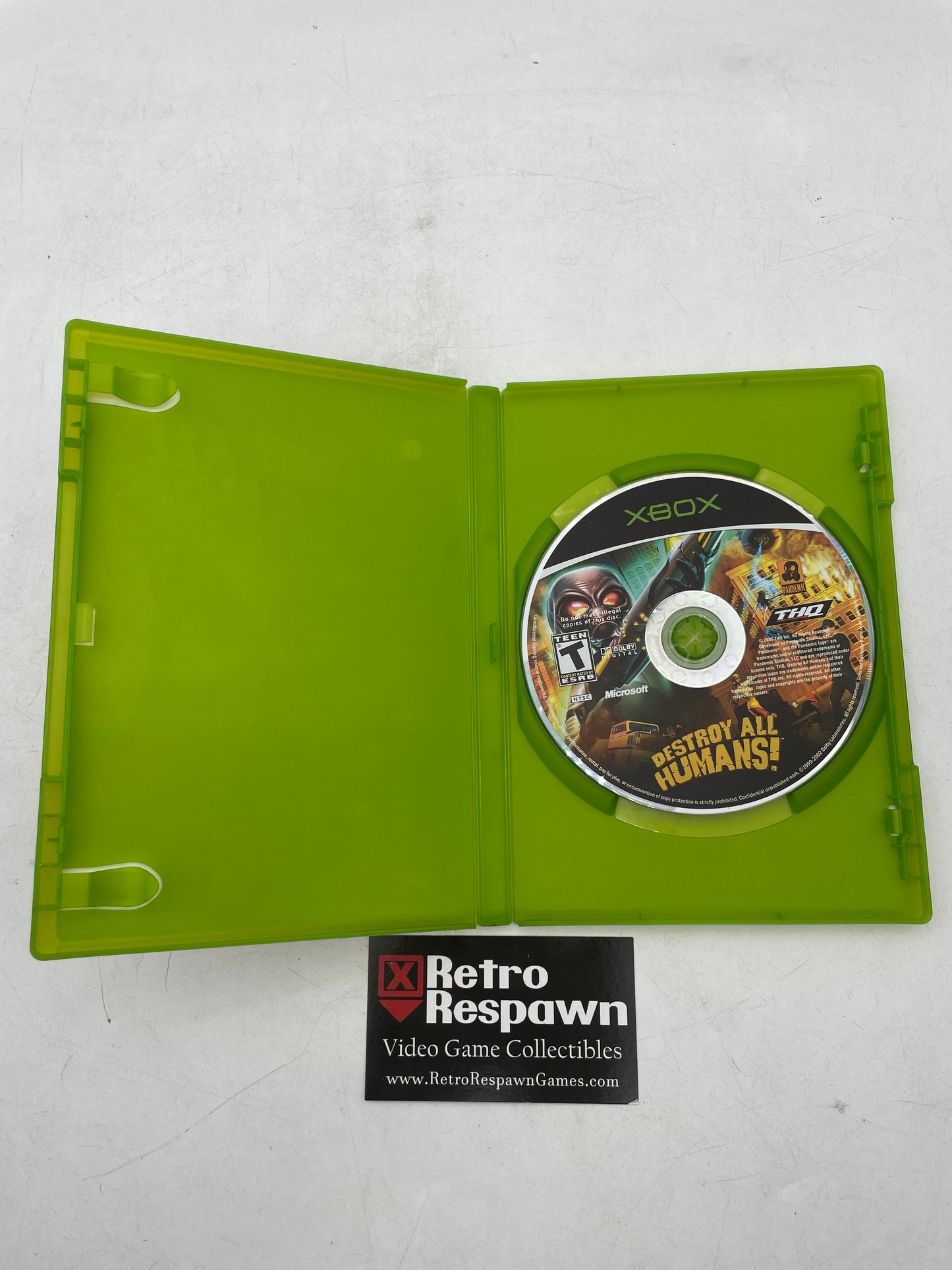 Destroy All Humans - Xbox (Missing Manual)