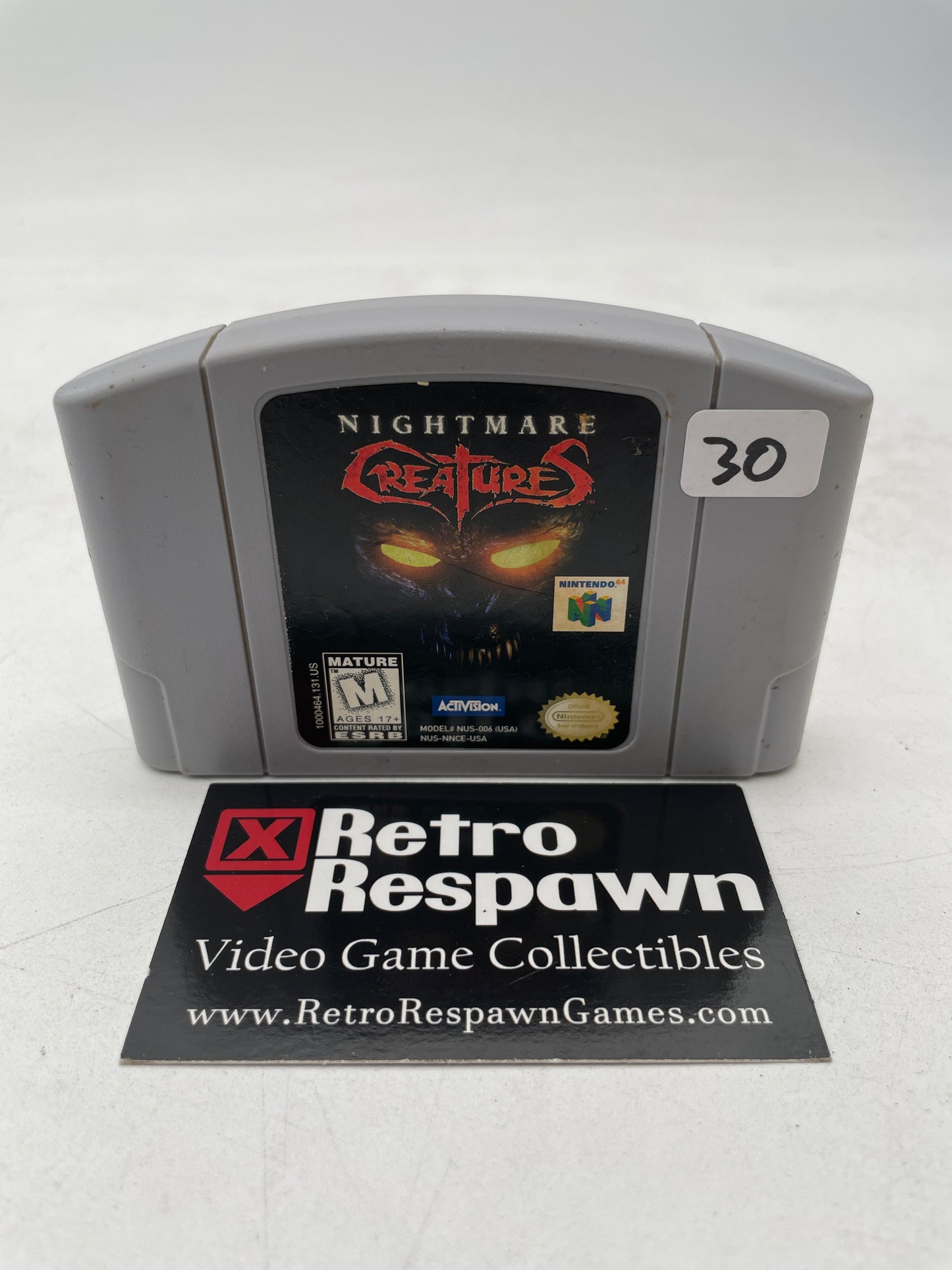 Nightmare Creatures - Nintendo 64 (Game Only)