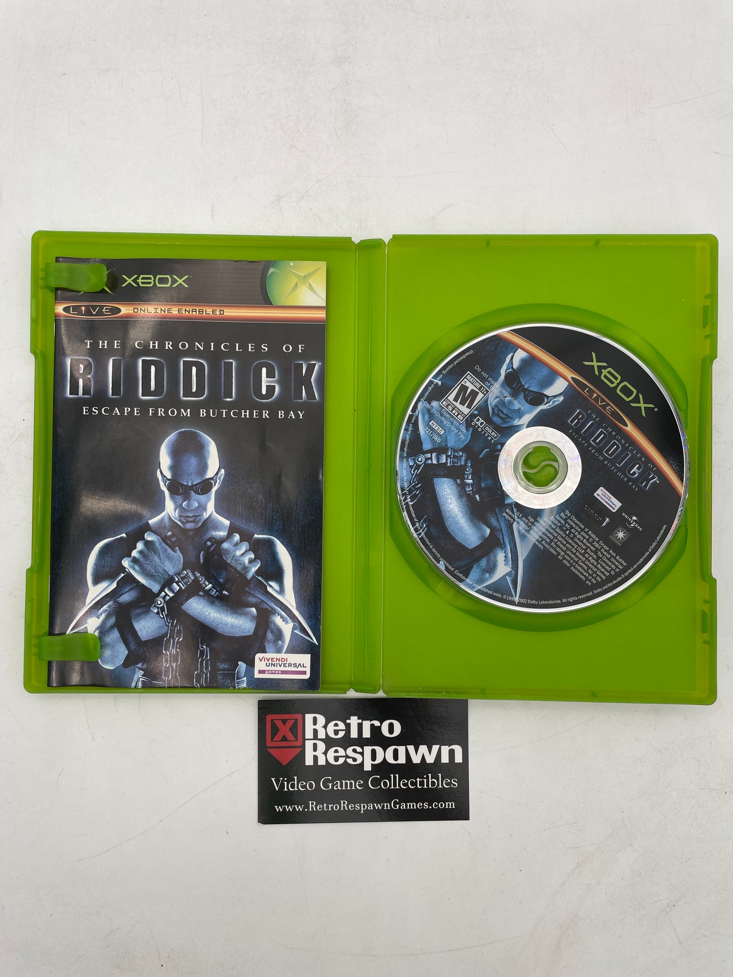 Chronicles of Riddick: Escape from Butcher Bay - Xbox (Complete)