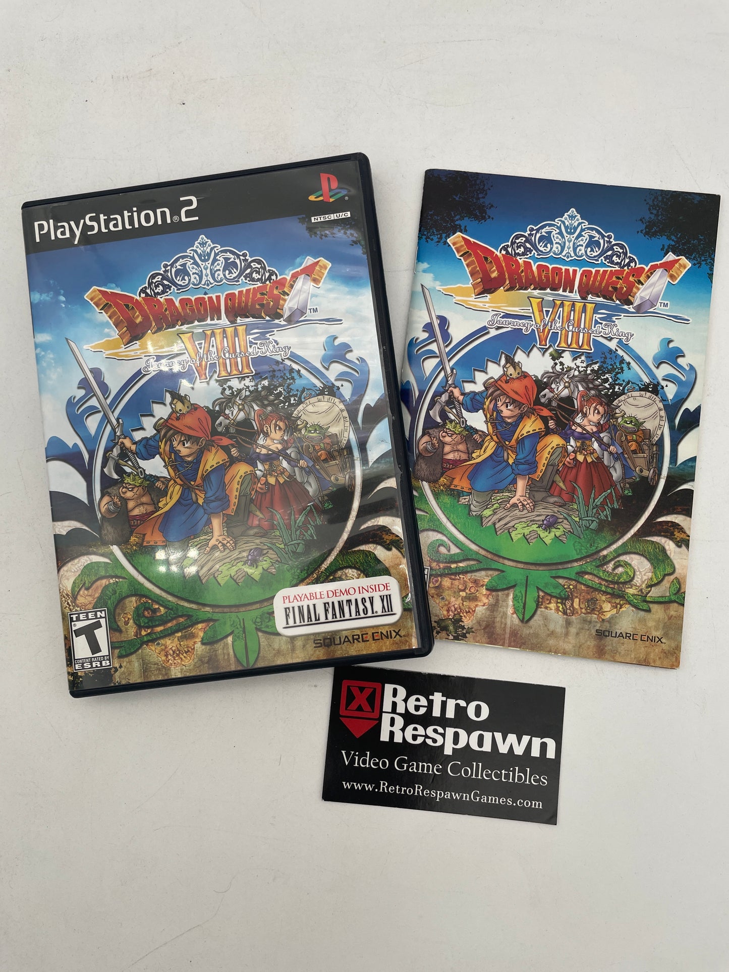 Dragon Quest VIII: Journey of the Cursed King - Playstation 2 (Complete)