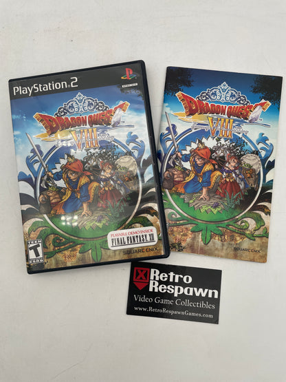 Dragon Quest VIII: Journey of the Cursed King - Playstation 2 (Complete)