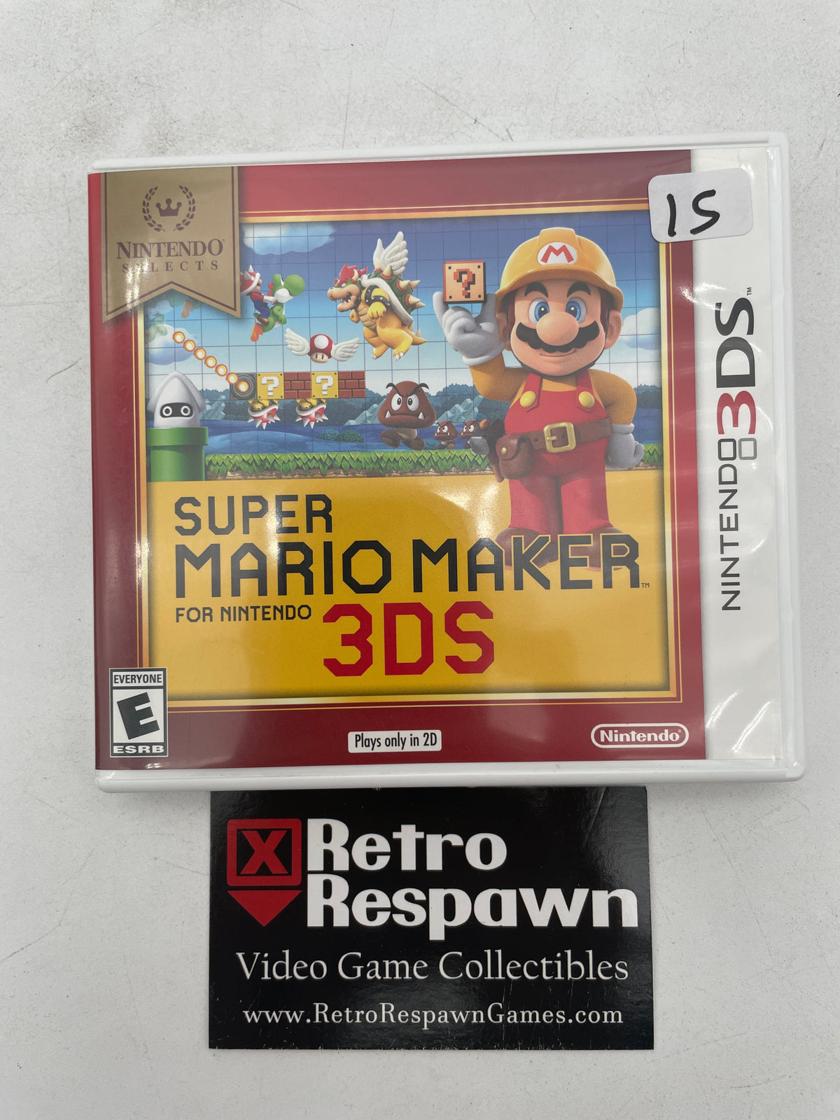 Super Mario Maker [Nintendo Selects] - Nintendo 3DS (Complete)