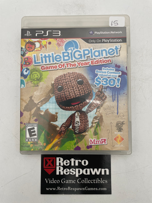 LittleBigPlanet [Game of the Year] Greatest Hits - Playstation 3 (Complete)
