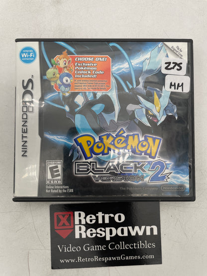 Pokemon Black Version 2 [Choose One! Cover] - Nintendo DS (Missing Manual)