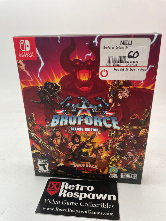 Broforce [Deluxe Edition] - Nintendo Switch (Game is Sealed)
