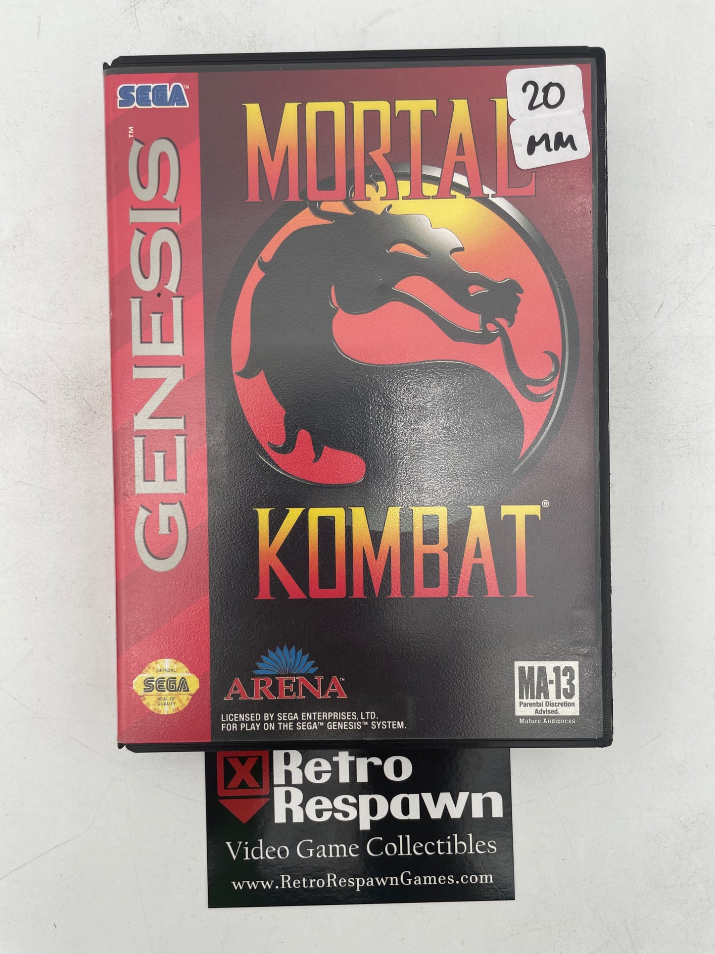 Mortal Kombat - Sega Genesis (Missing Manual)