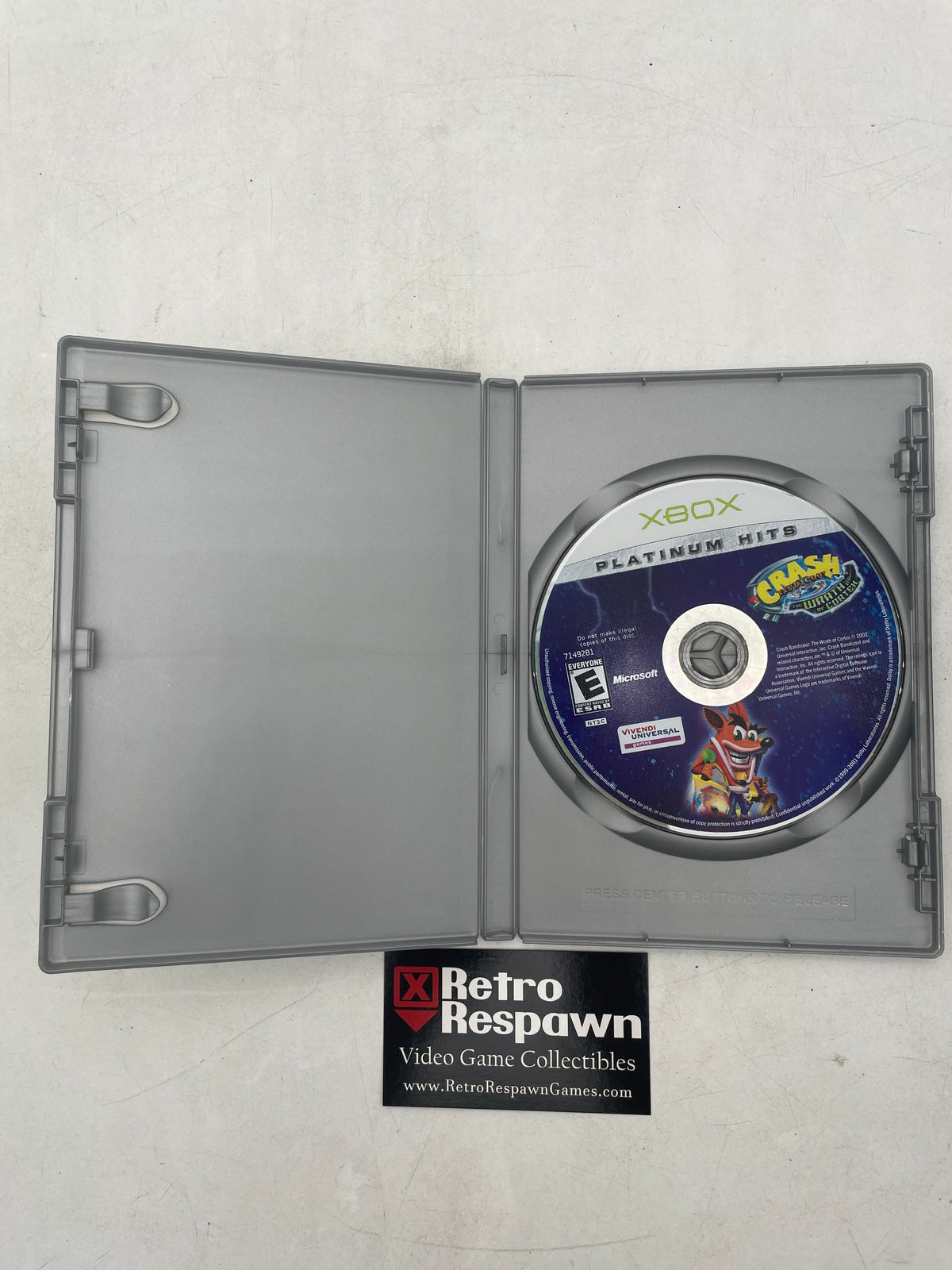 Crash Bandicoot The Wrath of Cortex [Platinum Hits] - Xbox (Missing Manual)