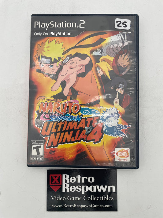 Ultimate Ninja 4: Naruto Shippuden - Playstation 2 (Complete)