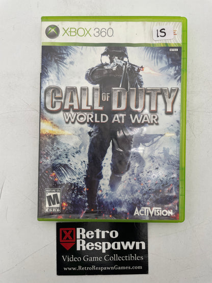 Call of Duty World at War - Xbox 360 (Complete)