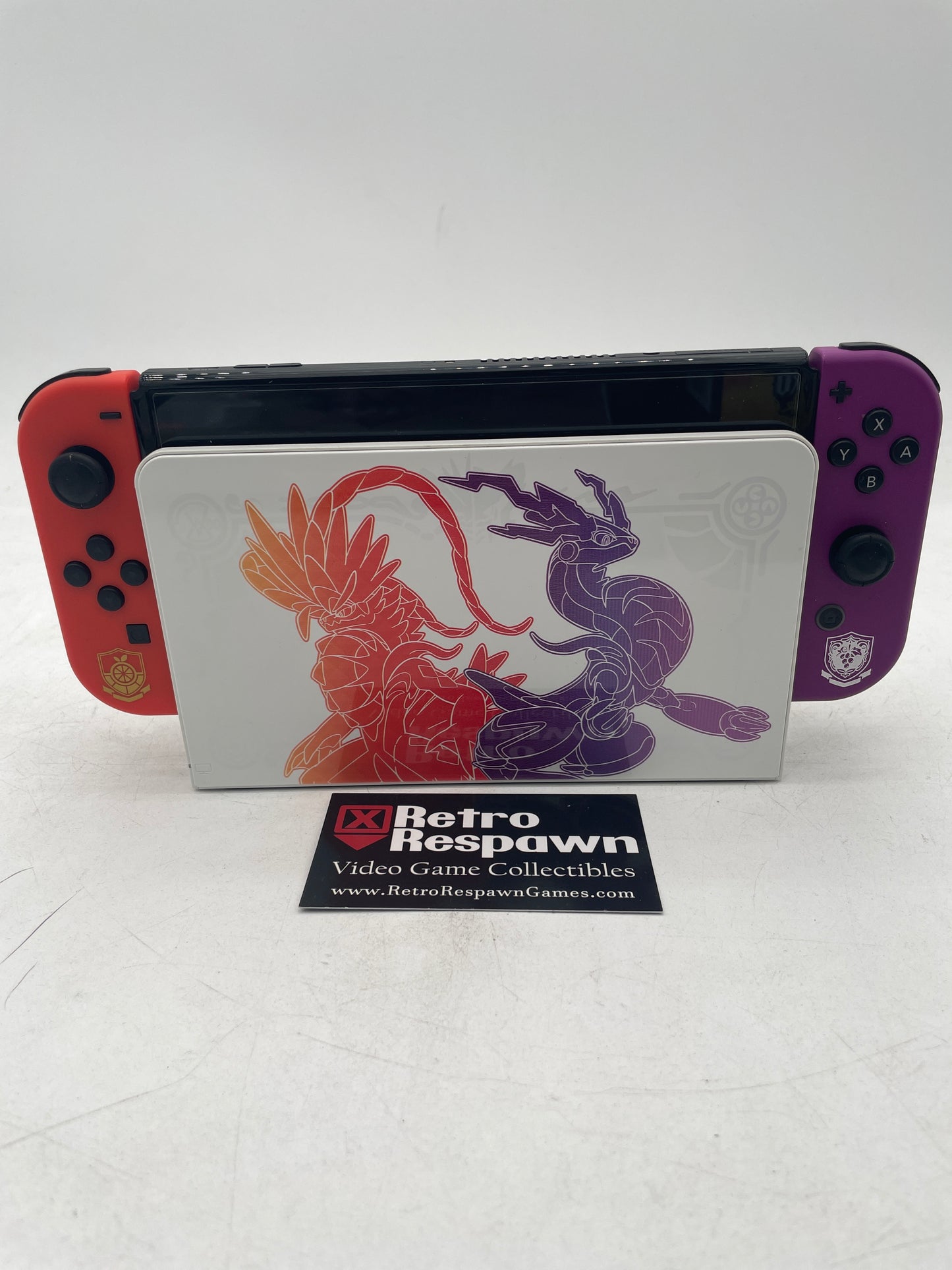 Nintendo Switch OLED [Pokemon Scarlet & Violet Edition] - Nintendo Switch (Console, Joycons and wires)