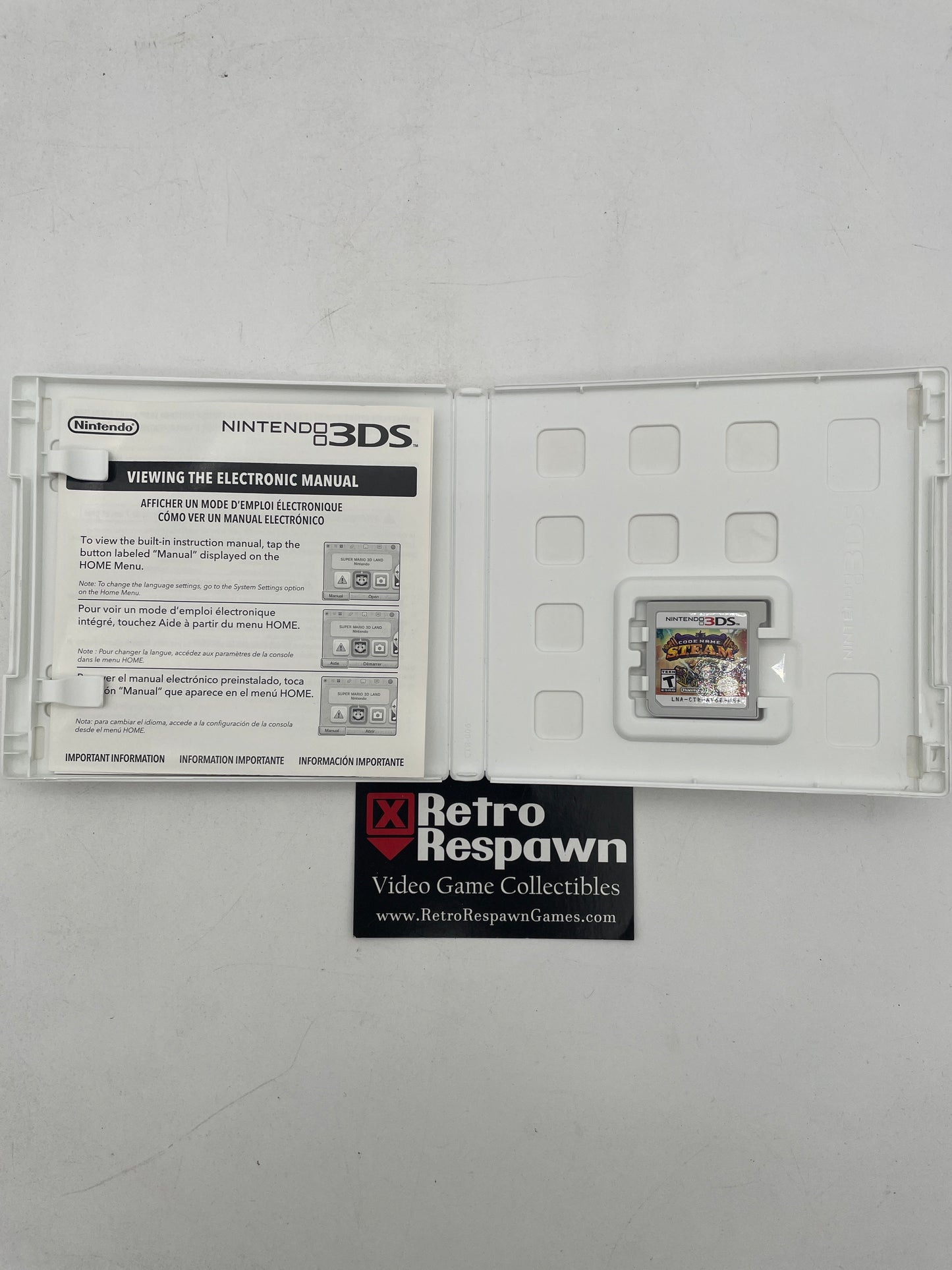 Code Name: S.T.E.A.M. - Nintendo 3DS (Complete)