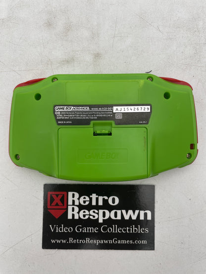 IPS Green/Red Gameboy Advance - Gameboy Advance - (Console+Charger)