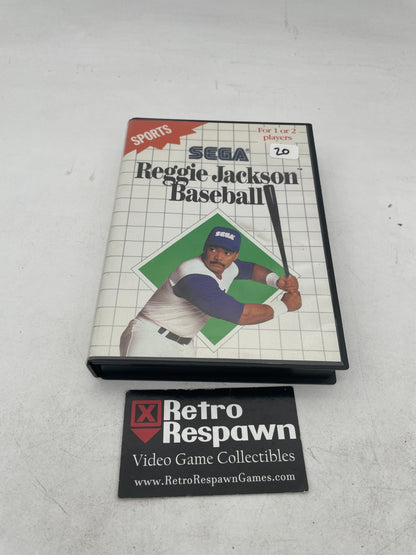 Reggie Jackson Baseball - Sega Master System (Complete)
