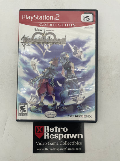 Kingdom Hearts RE Chain of Memories [Greatest Hits] - Playstation 2 (Complete)