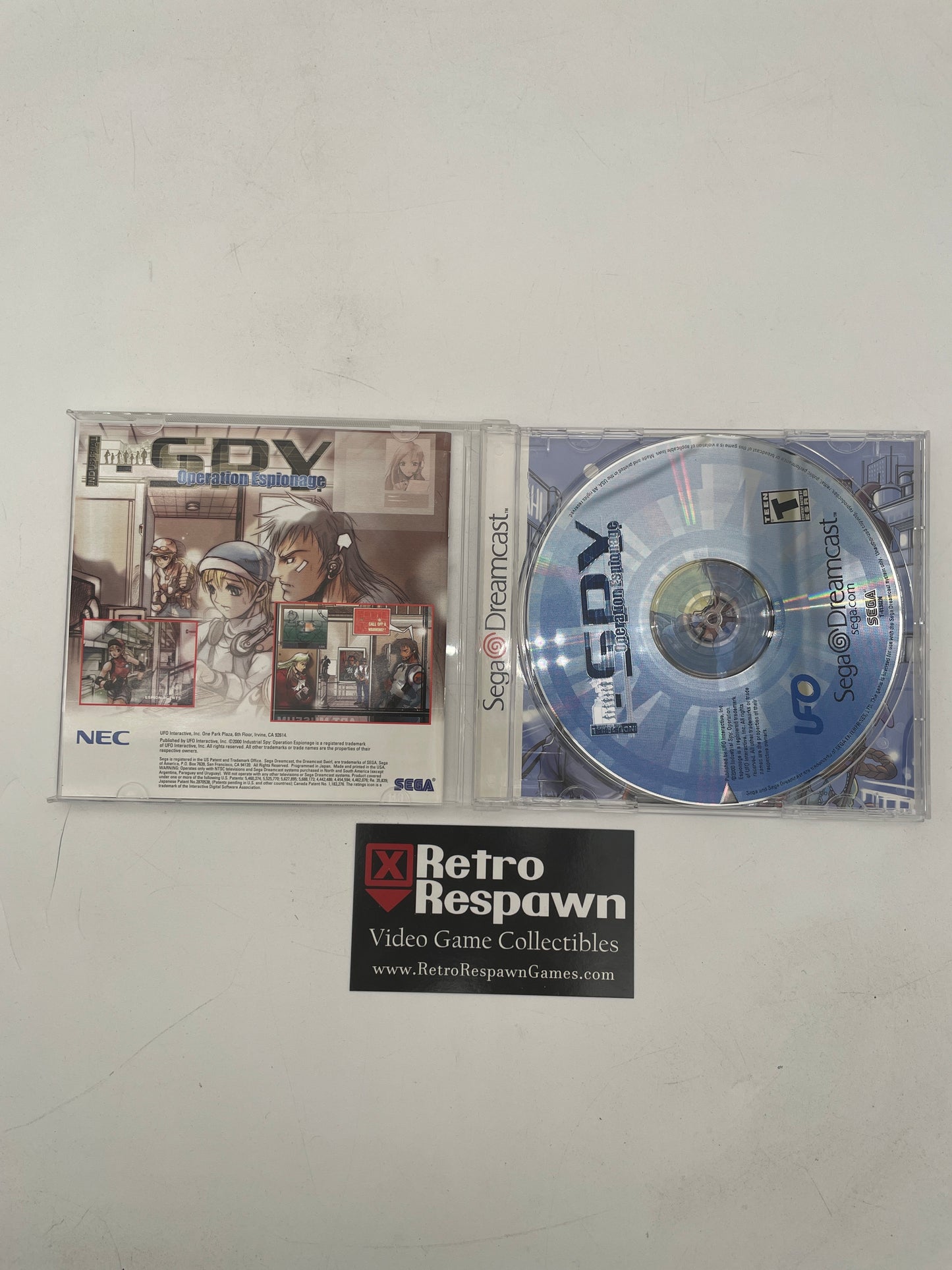 Industrial Spy Operation Espionage - Sega Dreamcast (Complete)