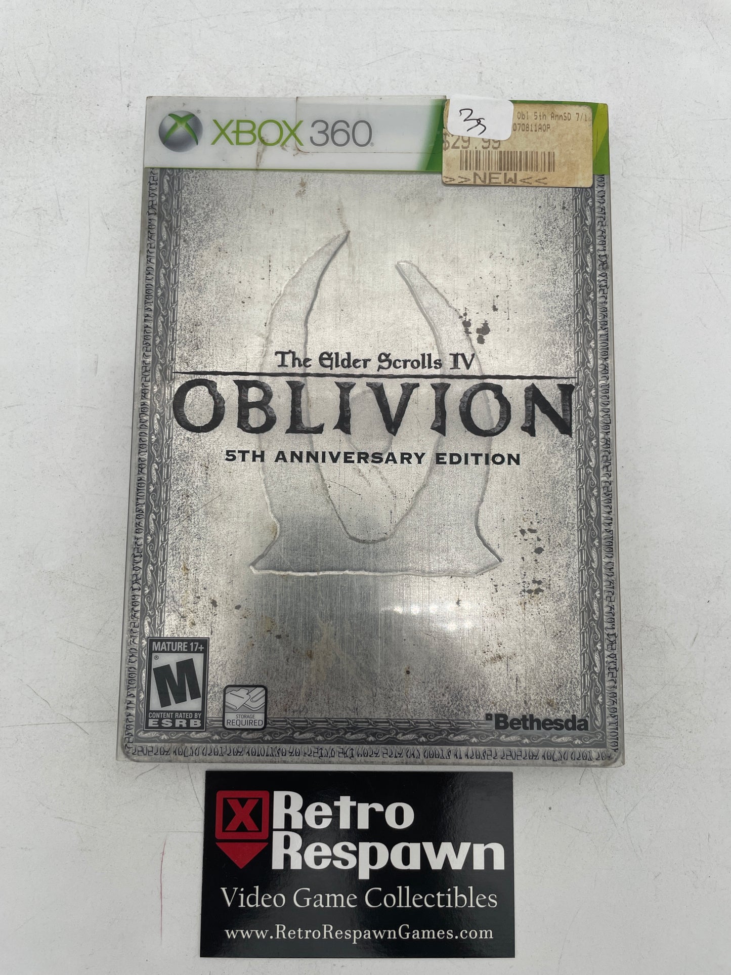 Elder Scrolls IV: Oblivion 5th Anniversary Edition - Xbox 360 (Complete)