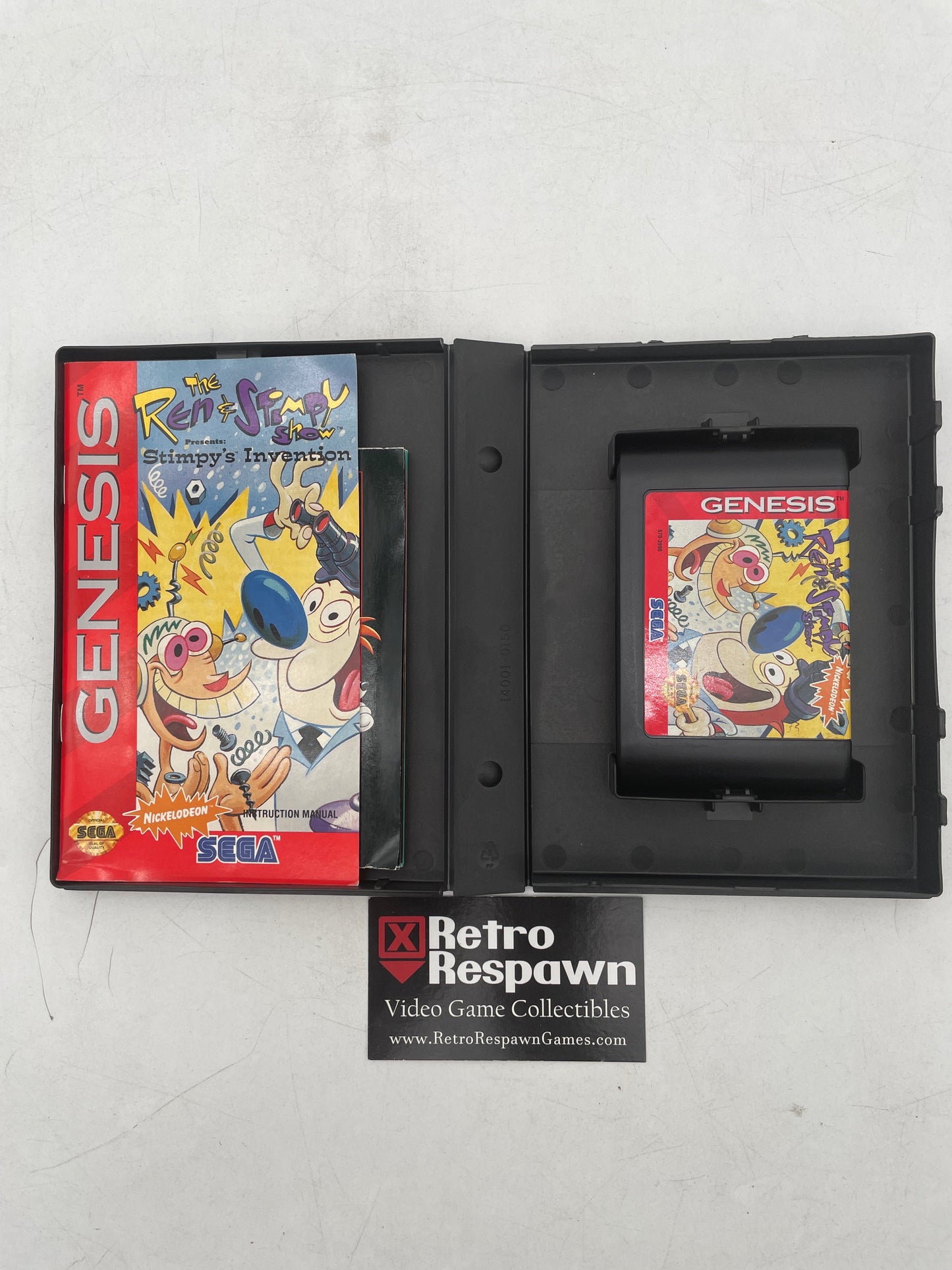 The Ren and Stimpy Show Stimpy's Invention - Sega Genesis (Complete)