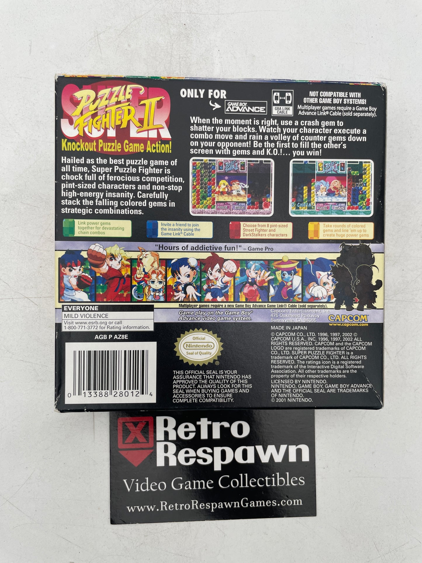 Super Puzzle Fighter 2 - GameBoy Advance (Complete)