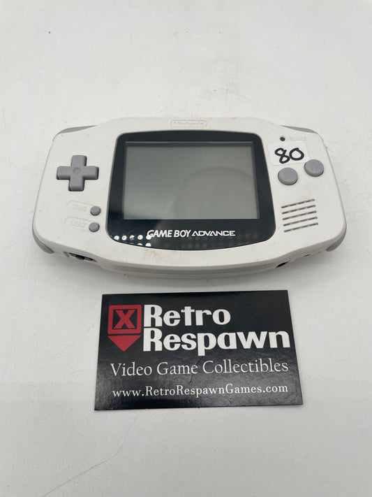 White Gameboy Advance System - GameBoy Advance (Console Only)