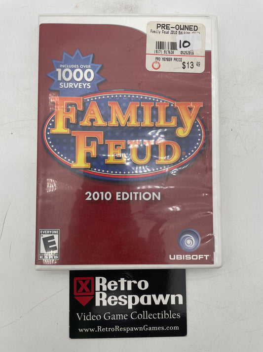 Family Feud: 2010 Edition - Wii (Complete)