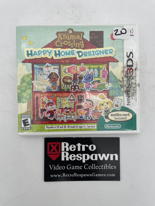 Animal Crossing Happy Home Designer - Nintendo 3DS (Complete)