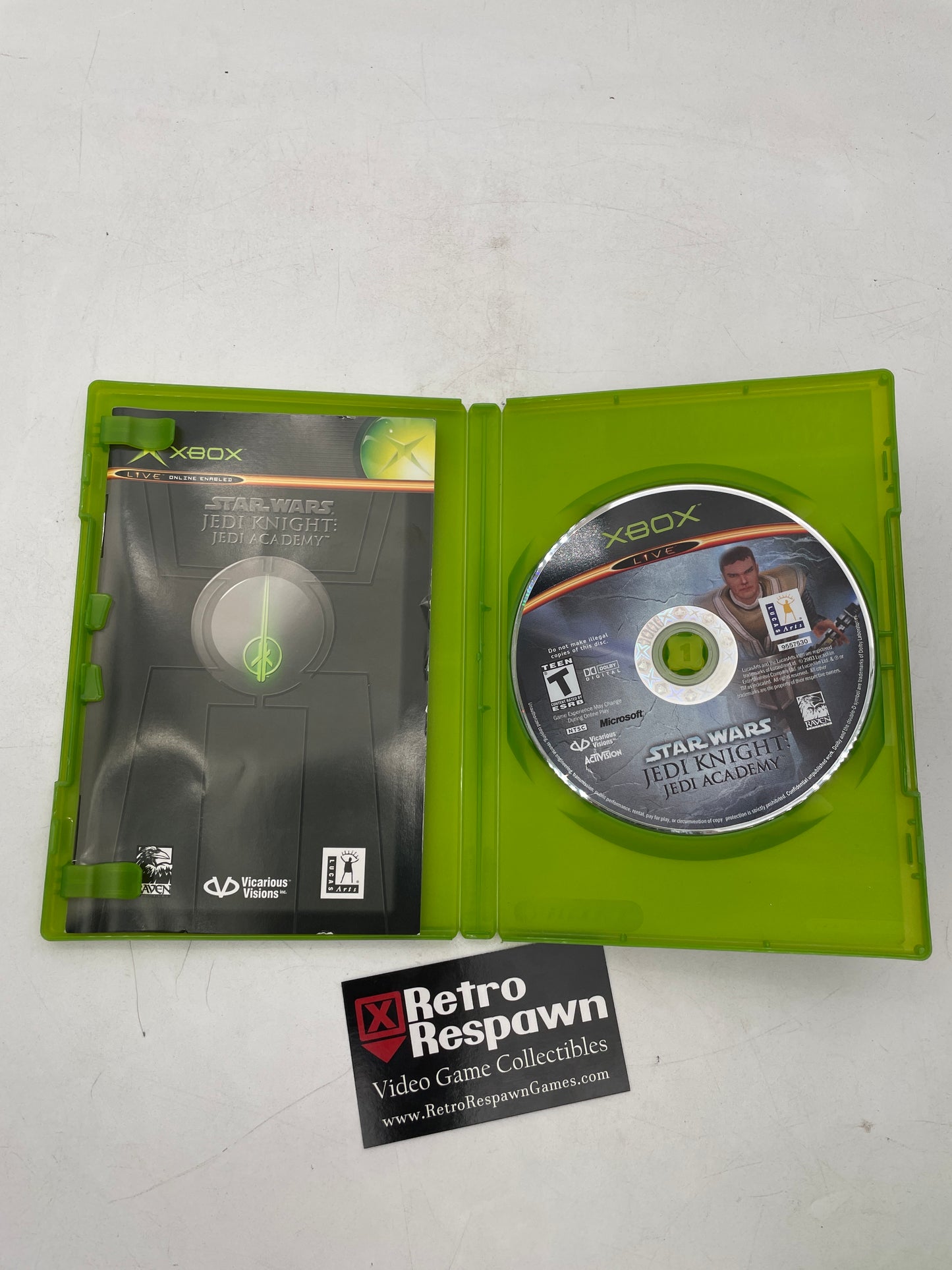 Star Wars Jedi Knight Jedi Academy - Xbox (Complete)