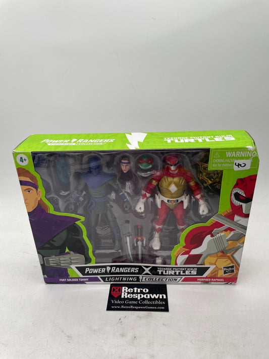 Foot Soldier Tommy/ Morphed Raphael [Power Rangers x Teenage Mutant Ninja Turtles Lightning Collection] (Complete)