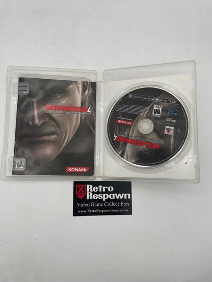 Metal Gear Solid 4 Guns of the Patriots [Limited Edition] - Playstation 3 (Complete)