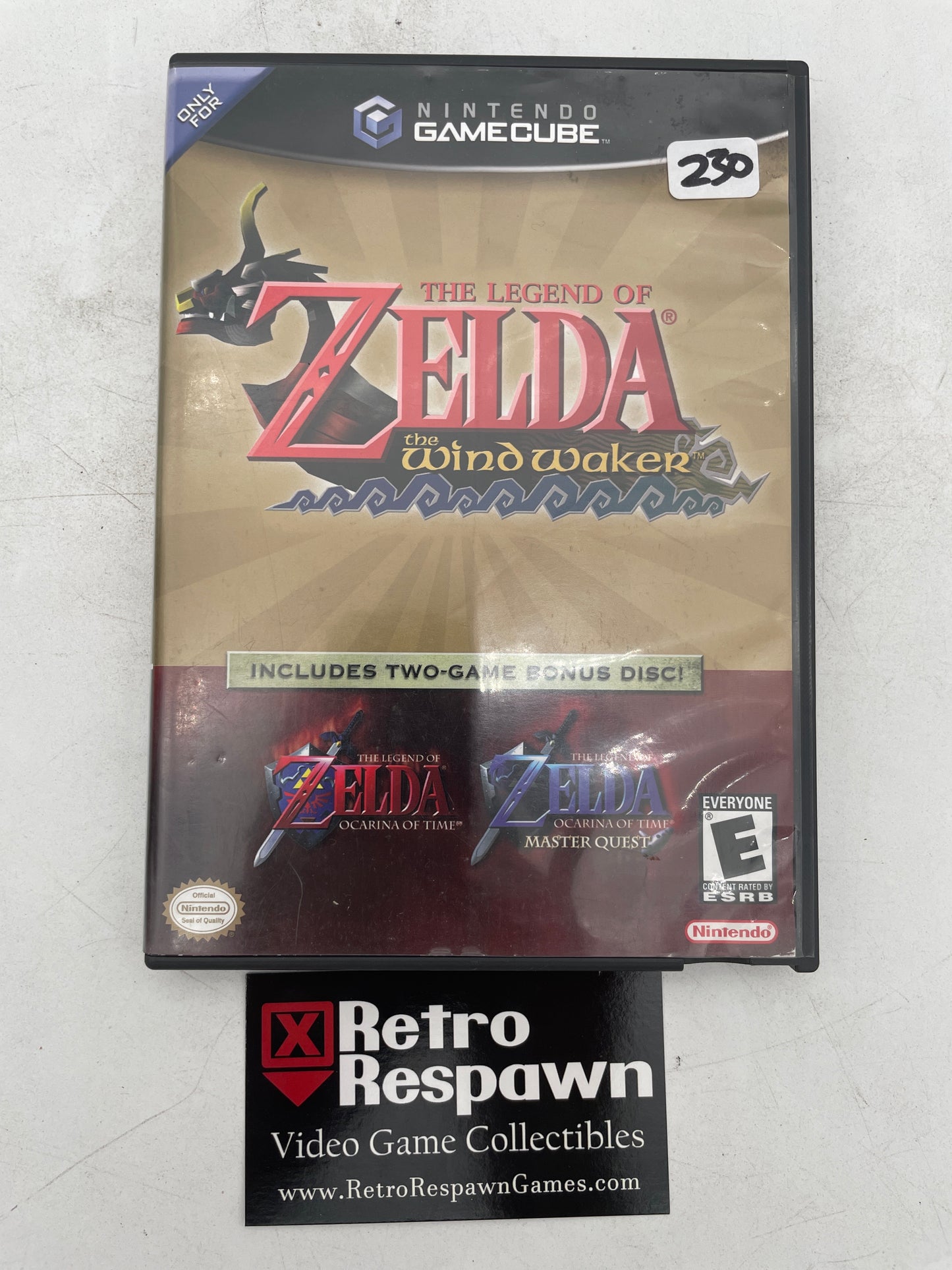 Zelda Wind Waker & Ocarina Master Quest - Gamecube (Complete)