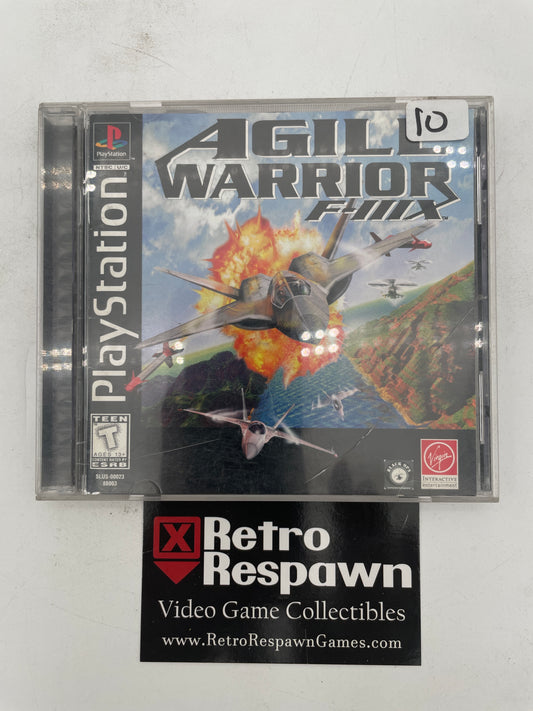 Agile Warrior F-111X - Playstation (Complete)