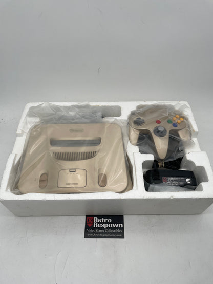 Nintendo 64 Gold Console [Region Free] - JP Nintendo 64 (No Manual)