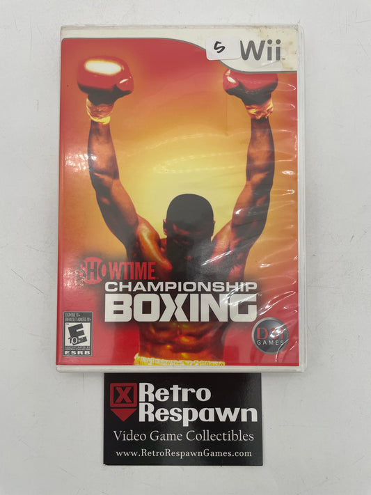 Showtime Championship Boxing - Wii (Complete)