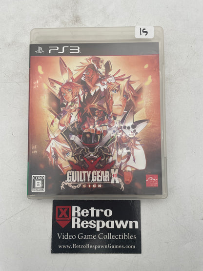 Guilty Gear Xrd Sign - JP Playstation 3 (Complete)