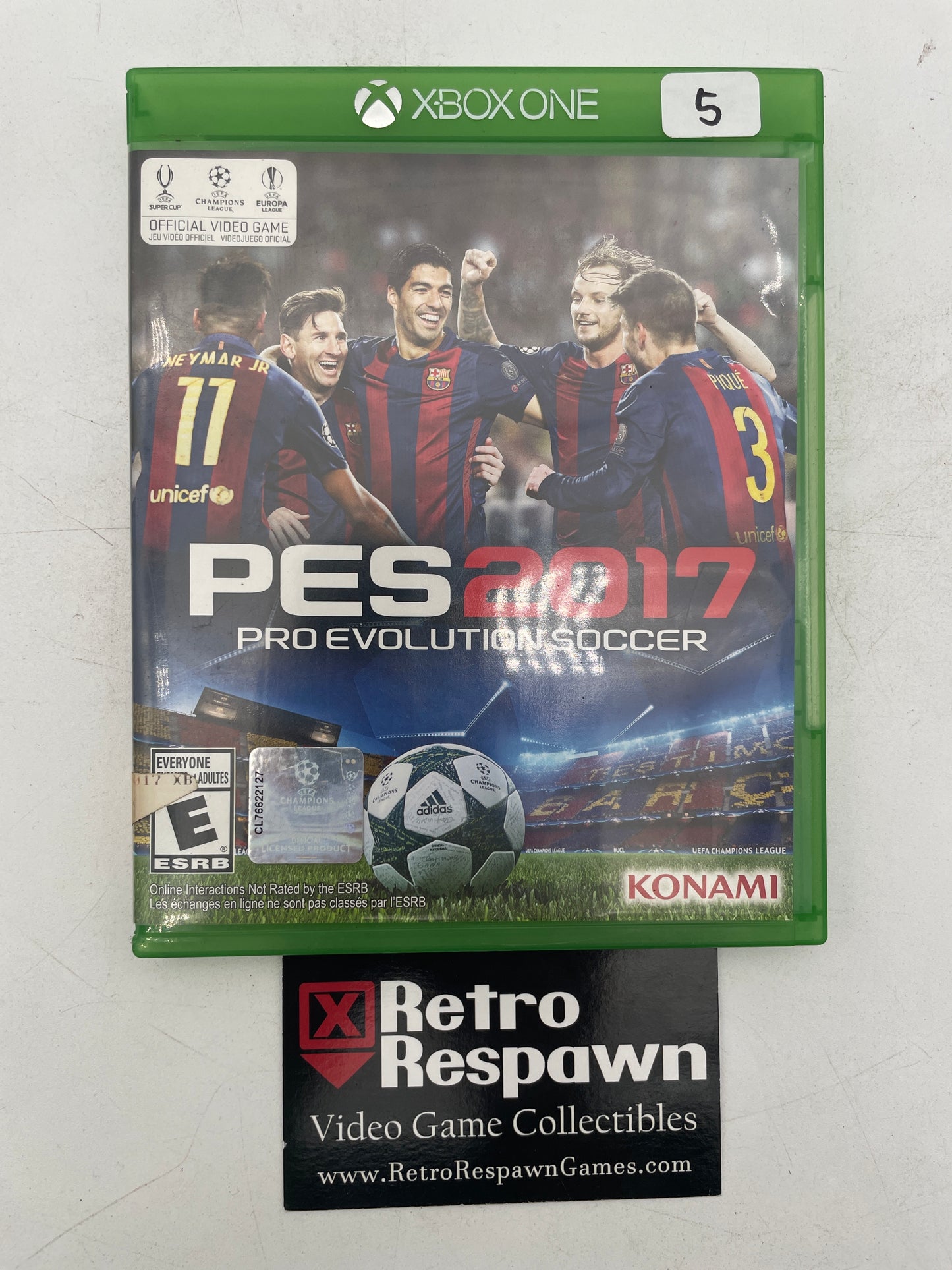 Pro Evolution Soccer 2017 - Xbox One (Complete)