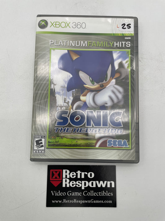 Sonic the Hedgehog [Platinum Family Hits] - Xbox 360 (Complete)