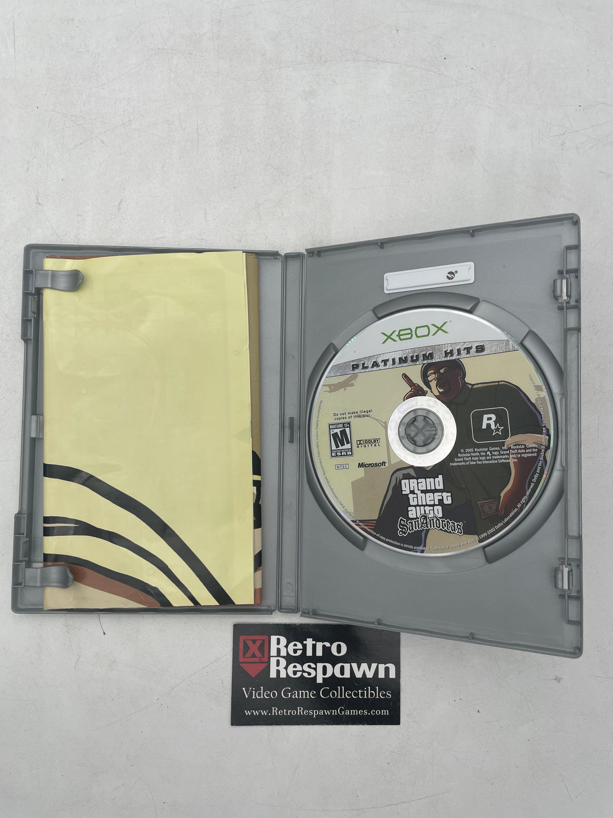 Grand Theft Auto San Andreas: Second Edition [Platinum Hits] - Xbox (No Manual W/Map)
