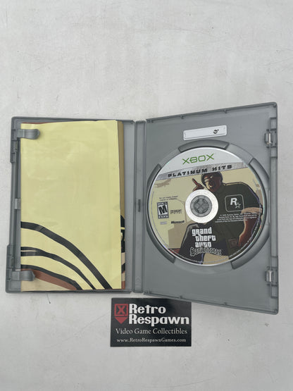 Grand Theft Auto San Andreas: Second Edition [Platinum Hits] - Xbox (No Manual W/Map)
