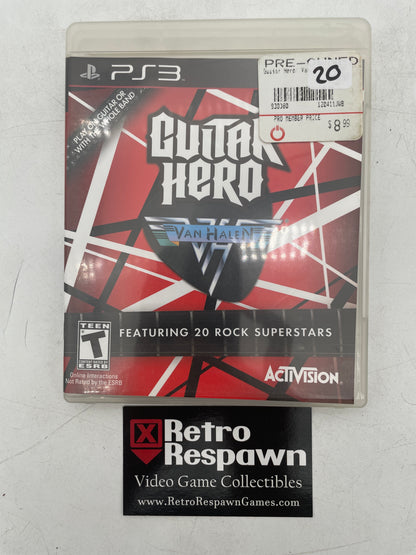 Guitar Hero: Van Halen - Playstation 3 (Complete)