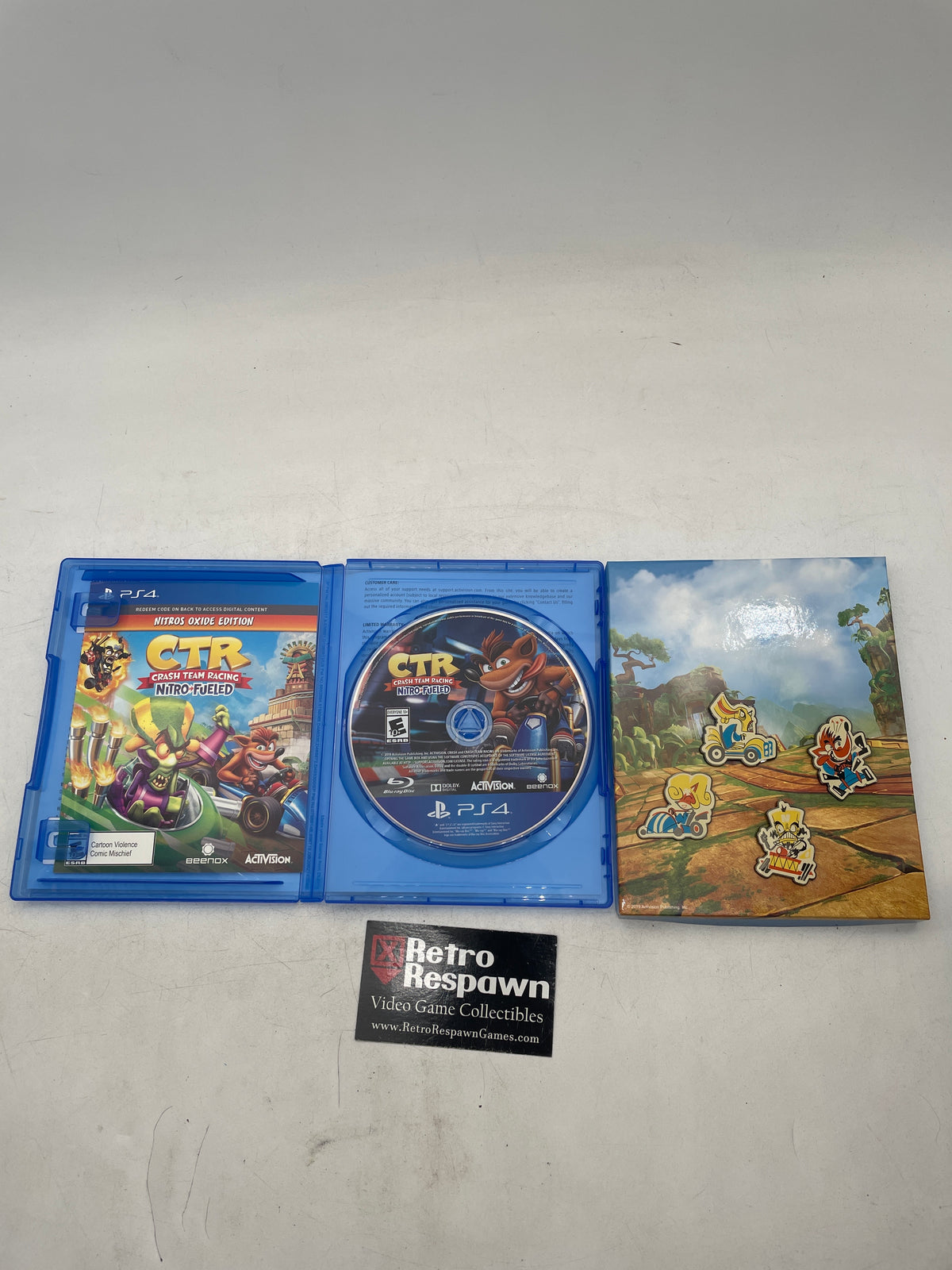 Crash Team Racing: Nitro Fueled [Nitros Oxide & Pin Bundle] - Playstation 4 (Complete)