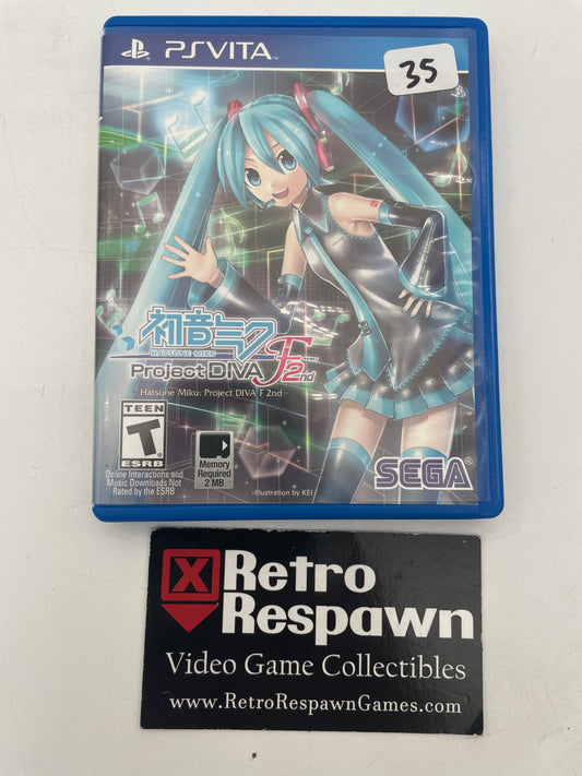 Hatsune Miku: Project DIVA F 2nd - Playstation Vita (Complete)