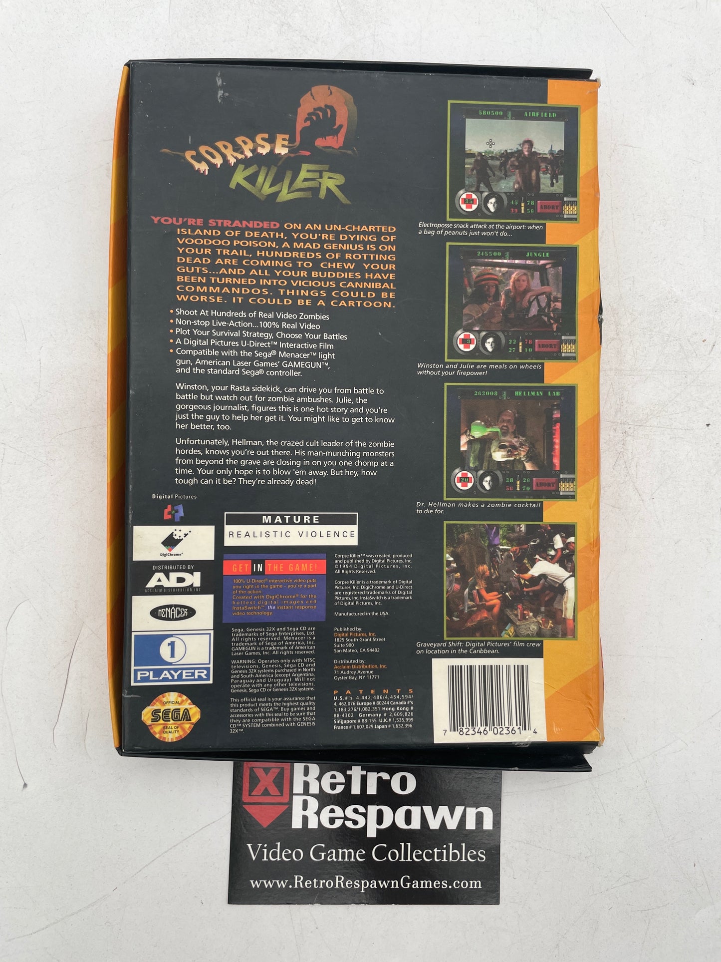 Corpse Killer - Sega 32X (Complete)